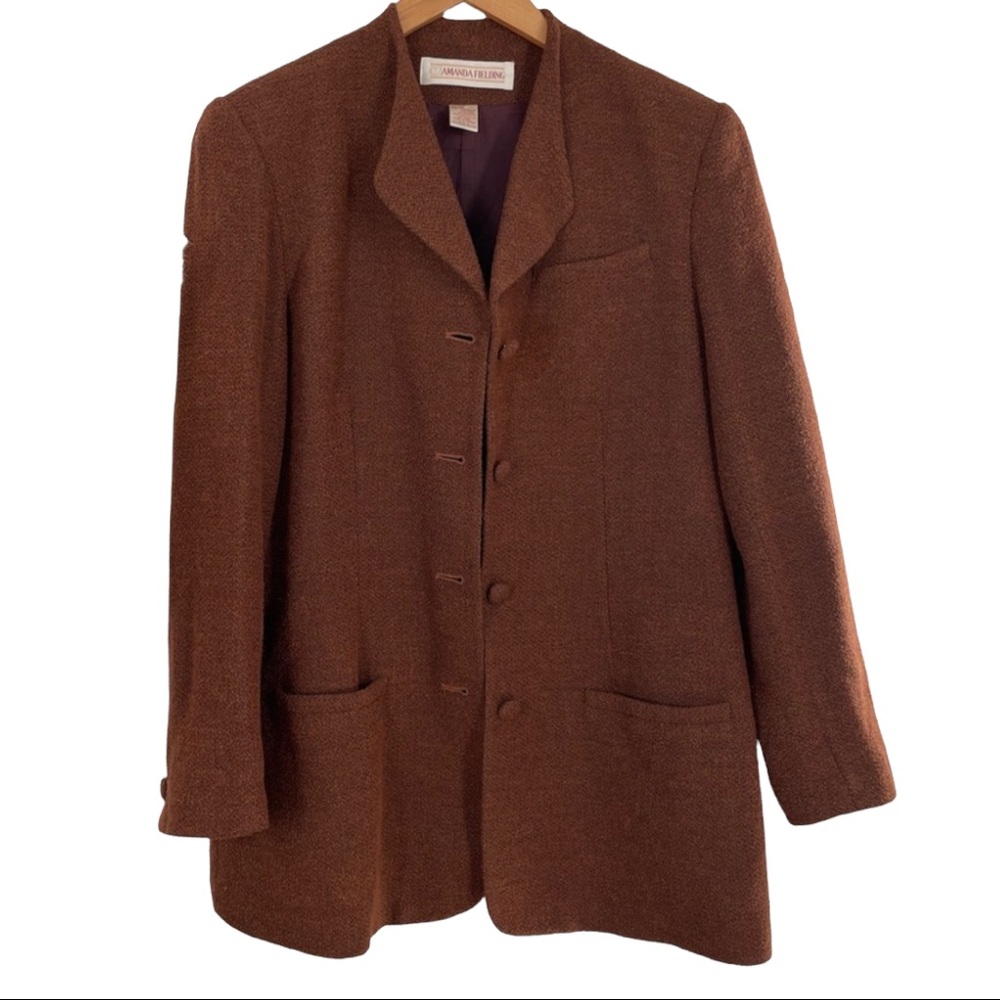 Amanda Fielding vintage 80’s blazer jacket size 14